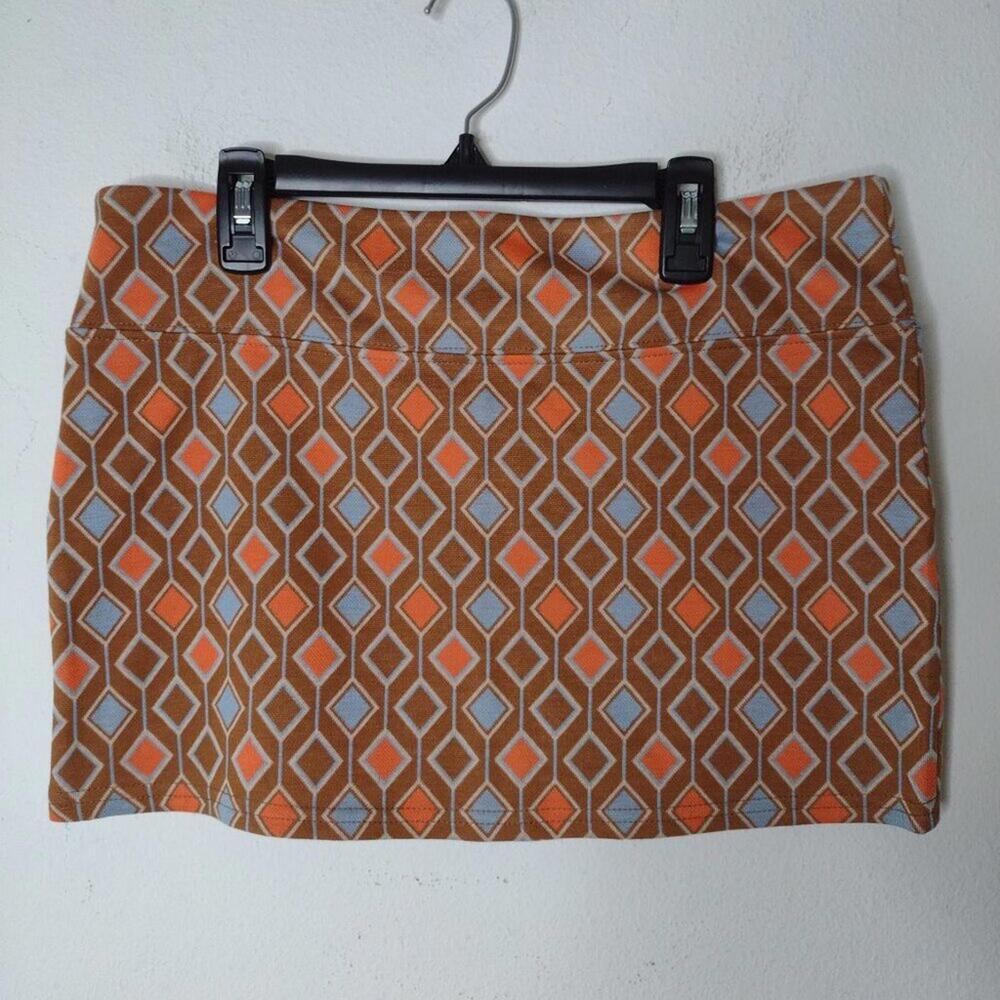 NWT Urban Outfitters Women's Brown/Orange/Blue Skirt Size Medium